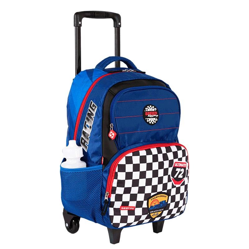 Mochilete Grande Sestini Racing - Colorido Azul 5