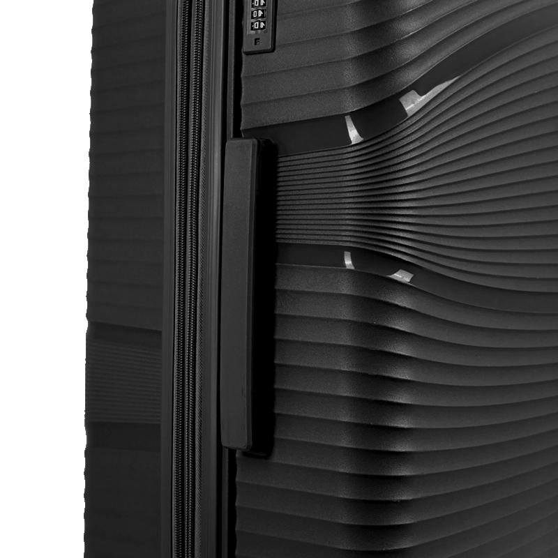 Mala de Viagem Grande com Rodas 360º PP Joy - Preto Preto 8