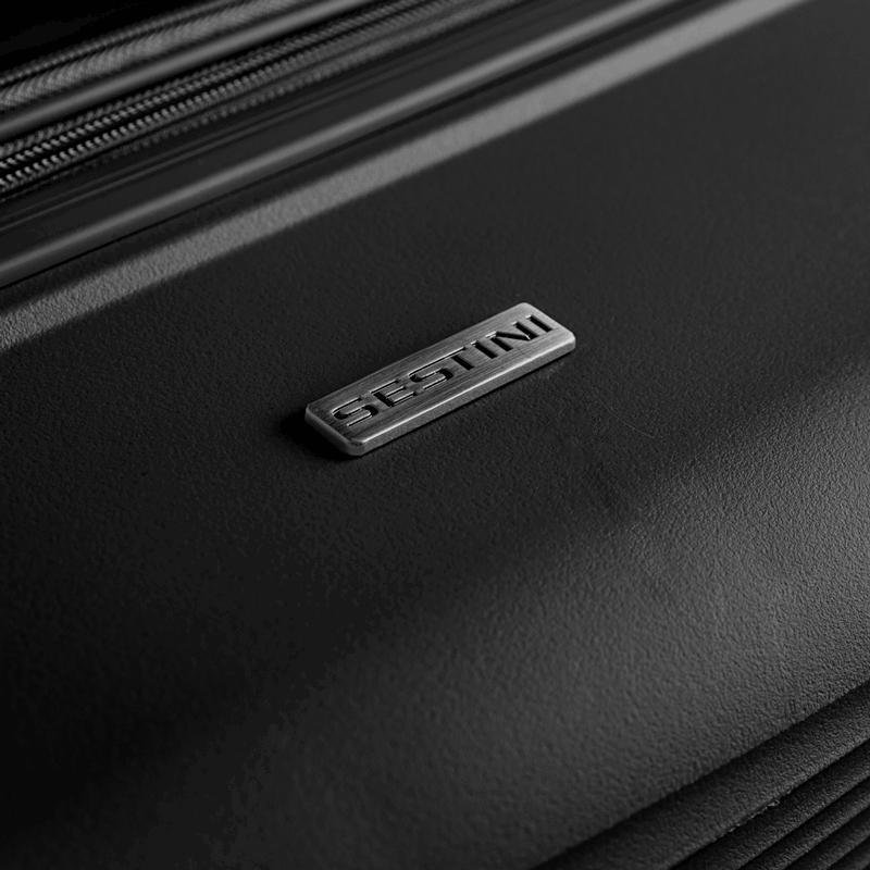 Mala de Viagem Grande com Rodas 360º PP Joy - Preto Preto 10