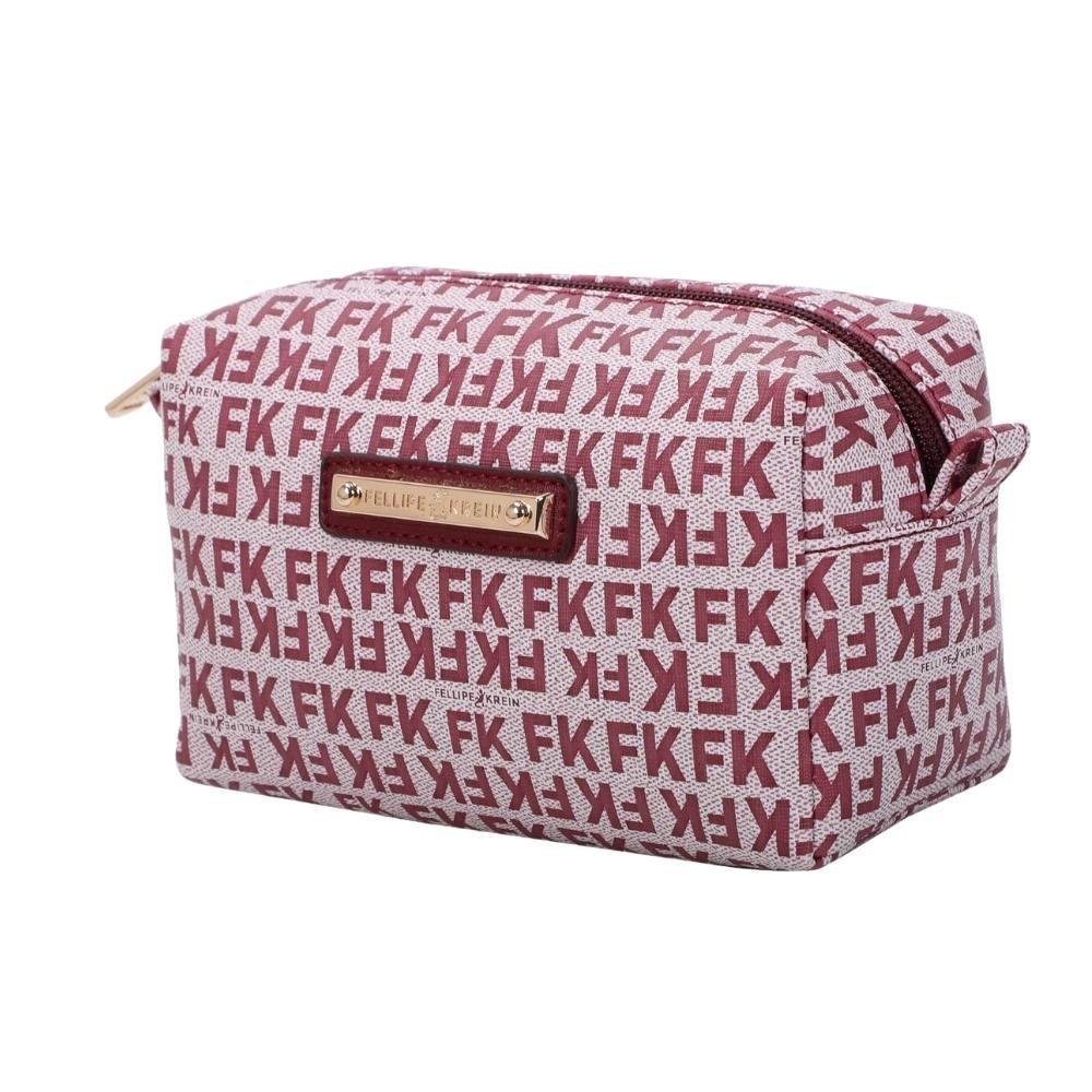 Necessaire Pequena Fellipe Krein Ss23 Fk660 - Vinho Vermelho 5