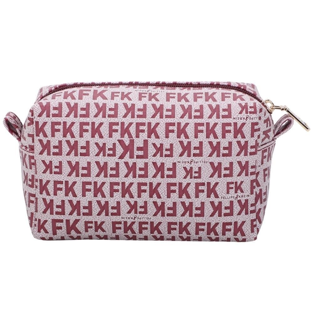 Necessaire Pequena Fellipe Krein Ss23 Fk660 - Vinho Vermelho 6