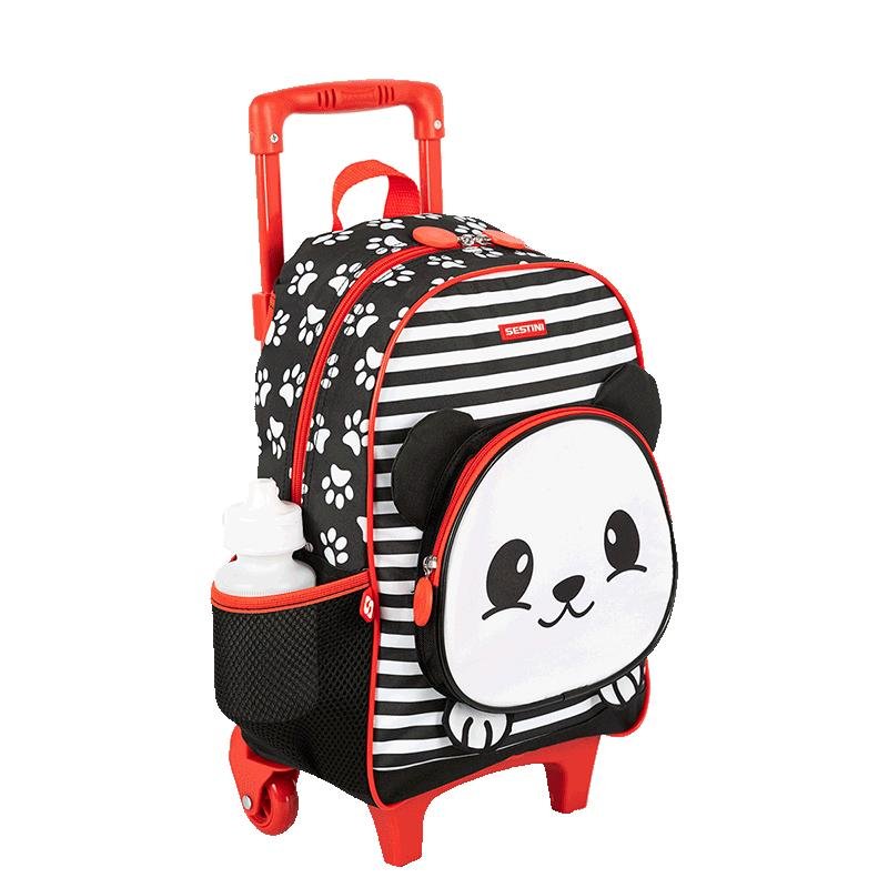 Mochilete Média Sestini Kids Panda 4 - Colorido Multicores 5