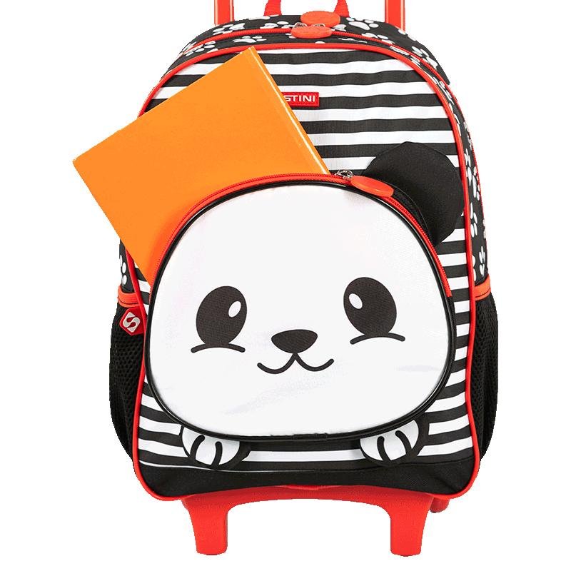 Mochilete Média Sestini Kids Panda 4 - Colorido Multicores 8