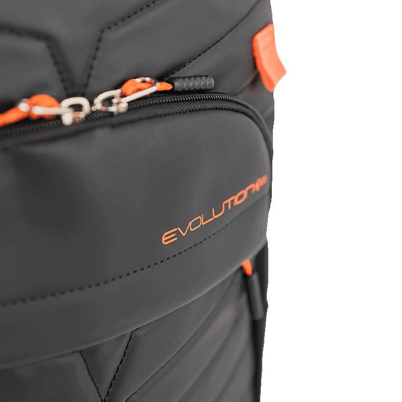 Mochila Carrinho Mega Rodas Sestini Evolution 2 - Black Fire Preto 10