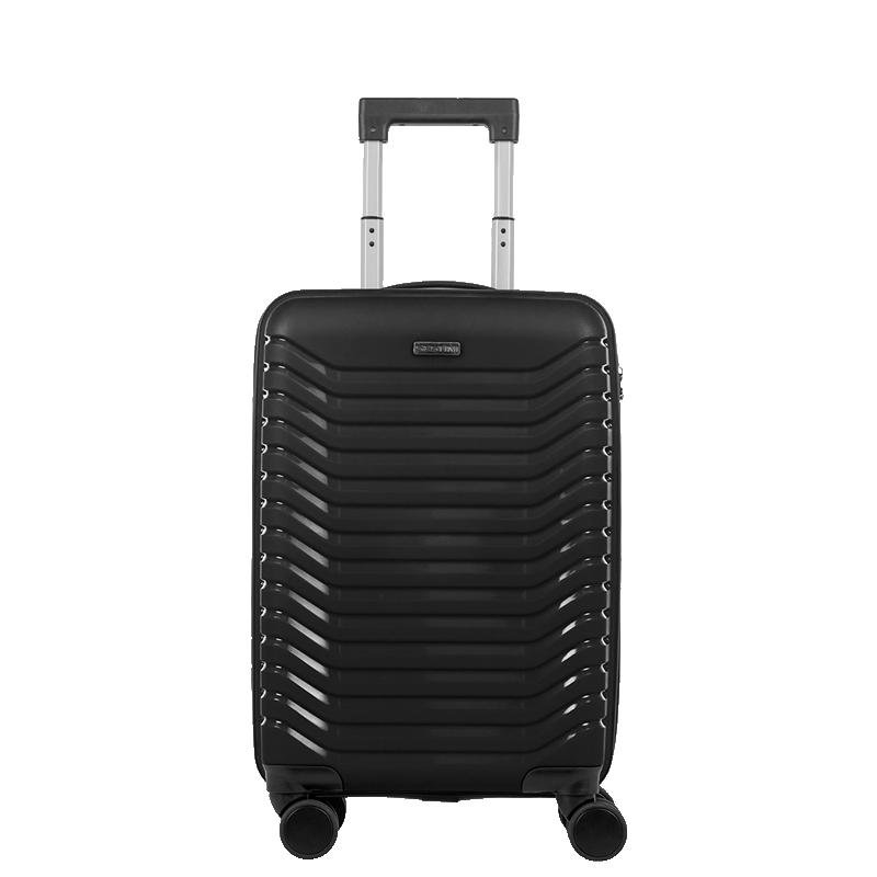 Mala Bordo em Polipropileno com Rodas 360º PP Basic - Preto