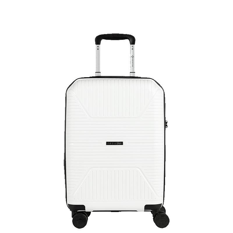 Mala de Viagem Bordo com Rodas 360° PP Prime - Branco