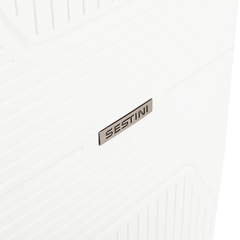 Mala de Viagem Bordo com Rodas 360° PP Prime - Branco Branco 7