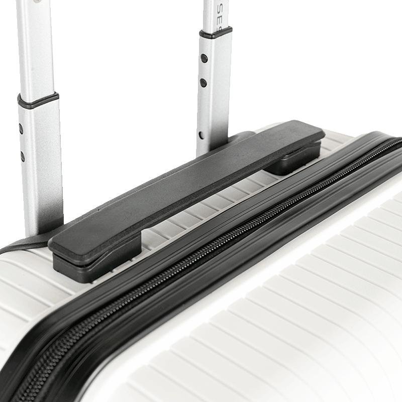 Mala de Viagem Bordo com Rodas 360° PP Prime - Branco Branco 8