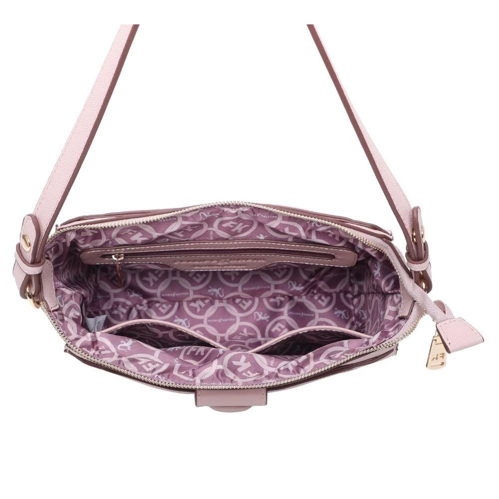 Cross Bag Média Fellipe Krein Aw23 Botão FK553 - Nude Bege 4