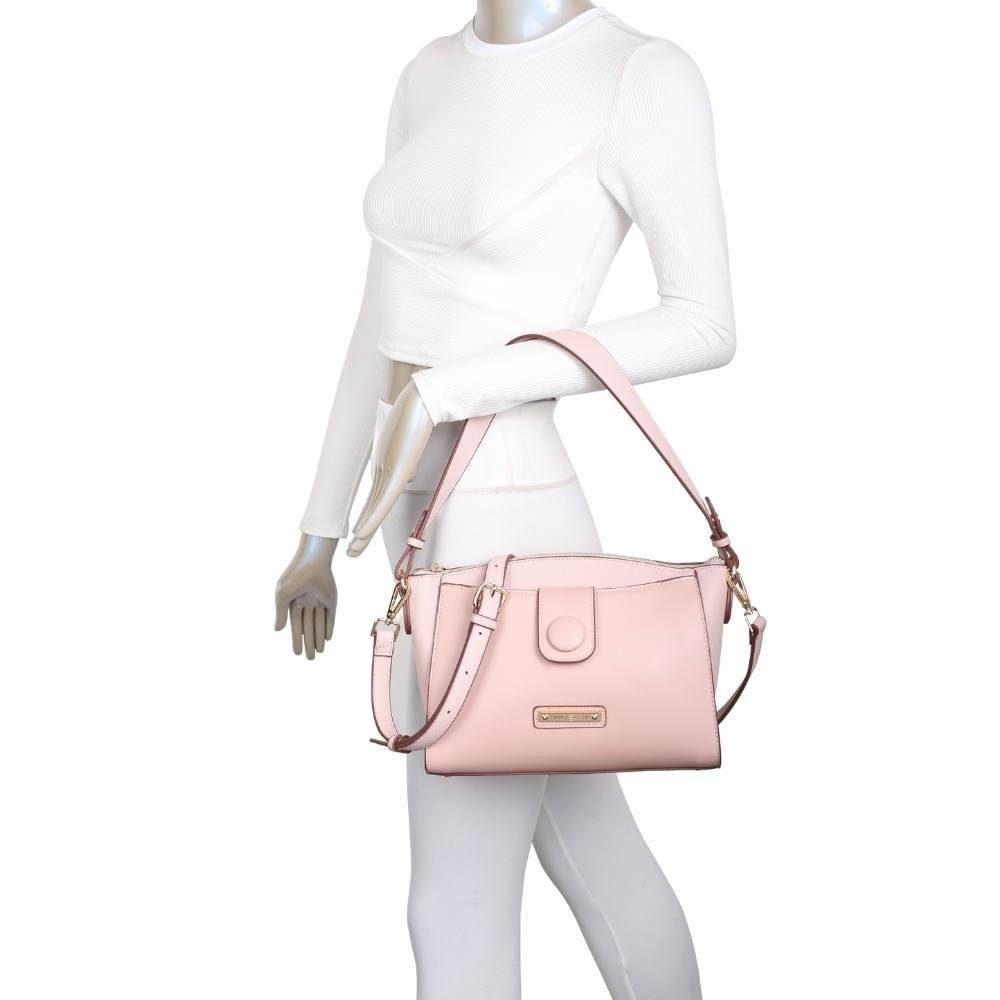 Cross Bag Média Fellipe Krein Aw23 Botão FK553 - Nude Bege 5