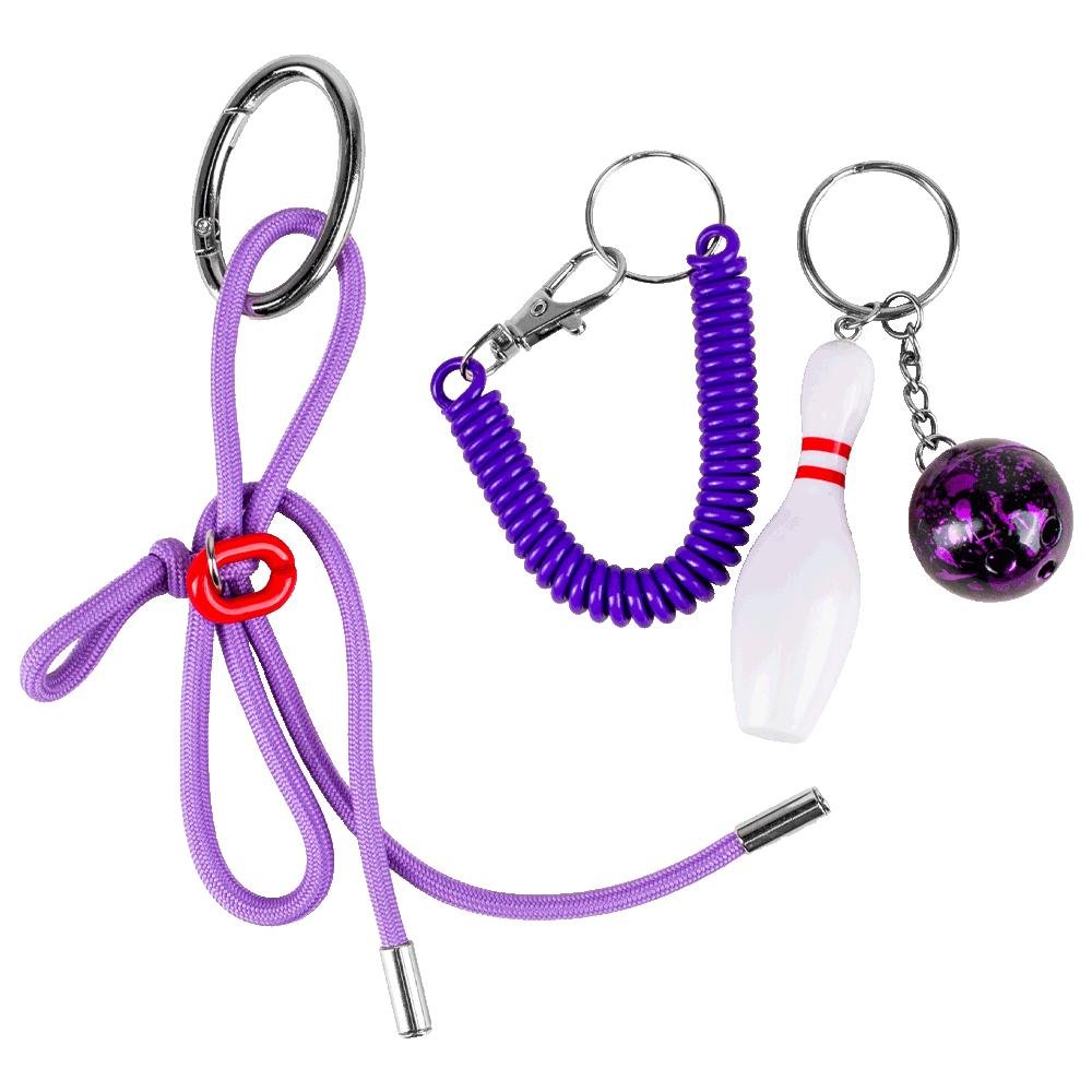 Chaveiro Boliche Sestini Studio - Roxo Roxo 2