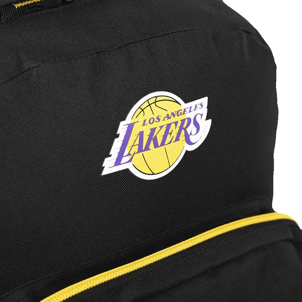 Mochila Grande NBA Legend- Lakers Preto Preto 6