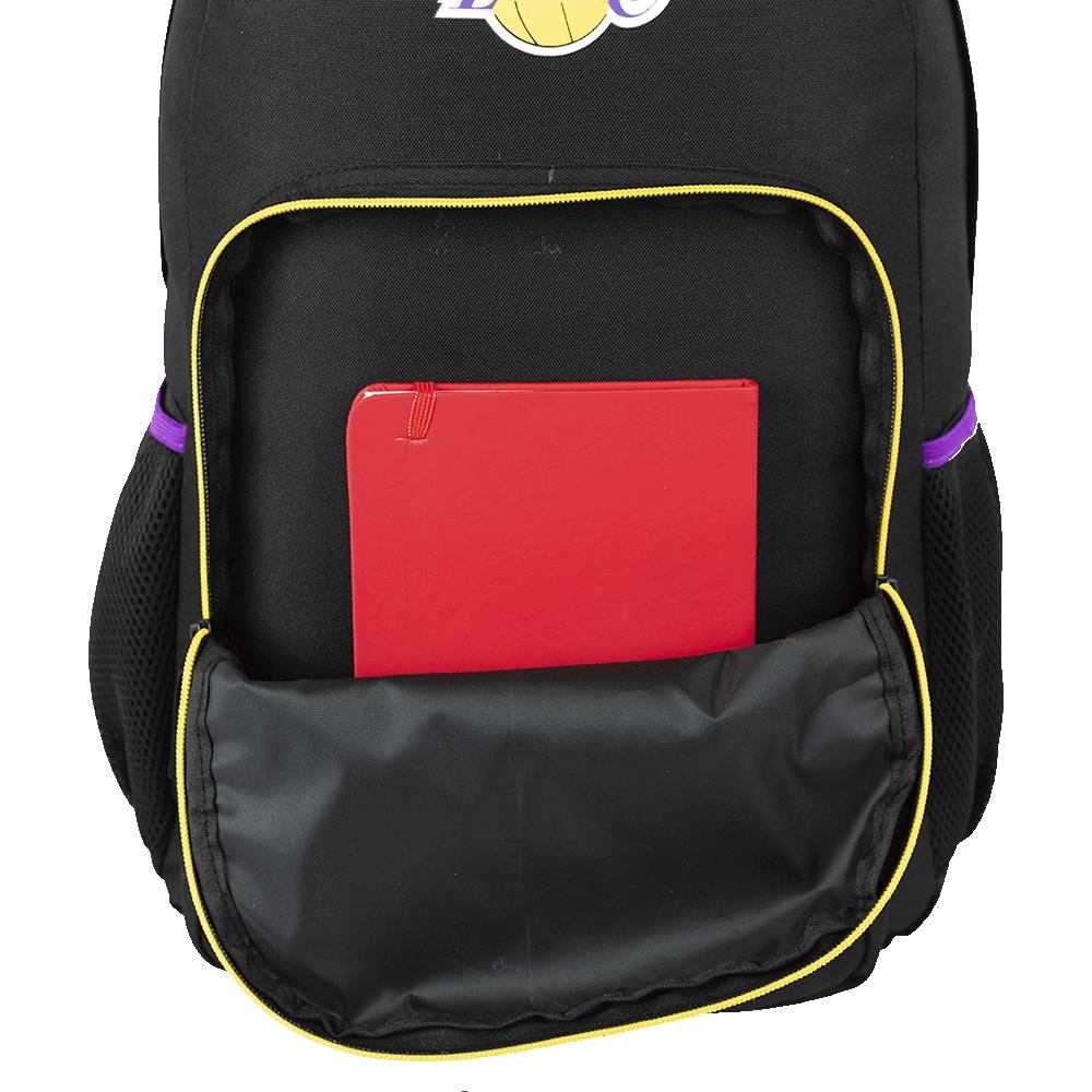 Mochila Grande NBA Legend- Lakers Preto Preto 7