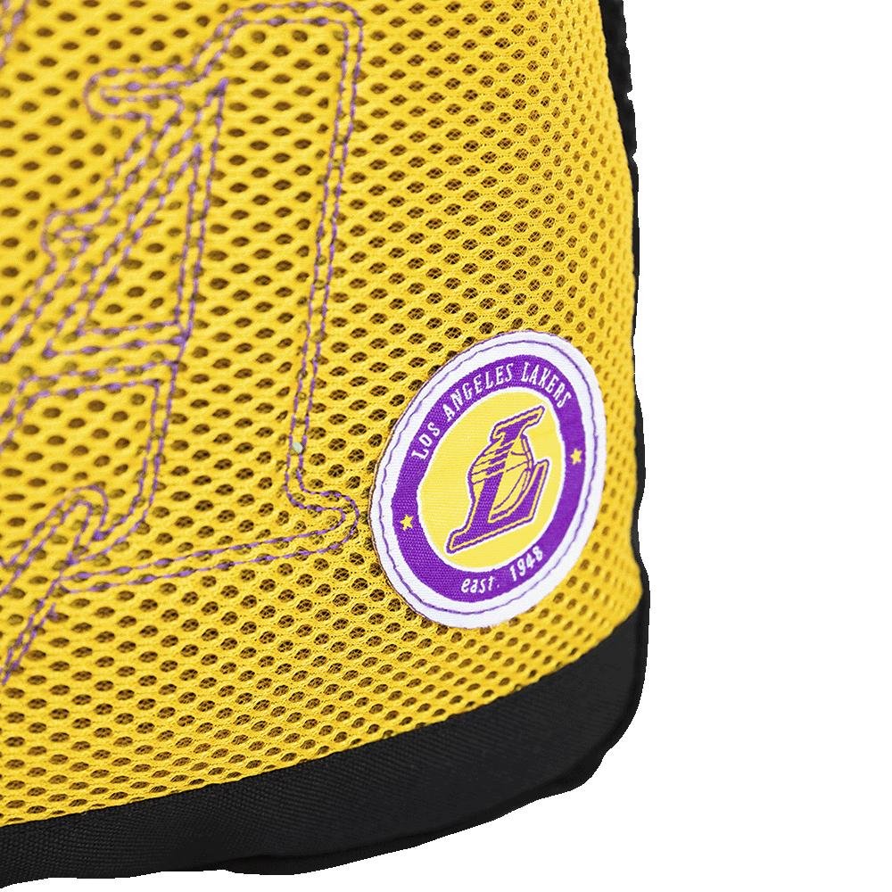 Mochila Grande NBA Legend- Lakers Preto Preto 9
