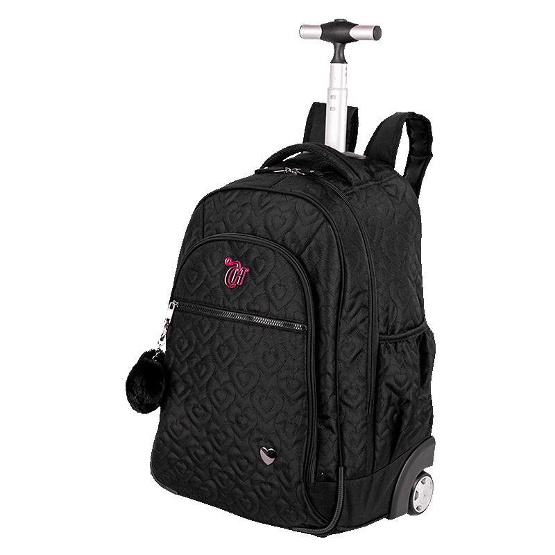 Mochila Carrinho Grande Capricho Crush - Preto Preto 3