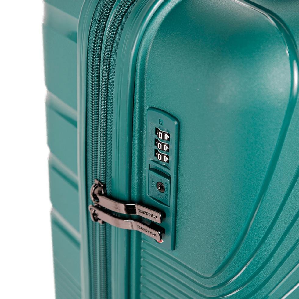 Mala de Viagem Grande com Rodas 360° PP Supreme - Verde Verde 5