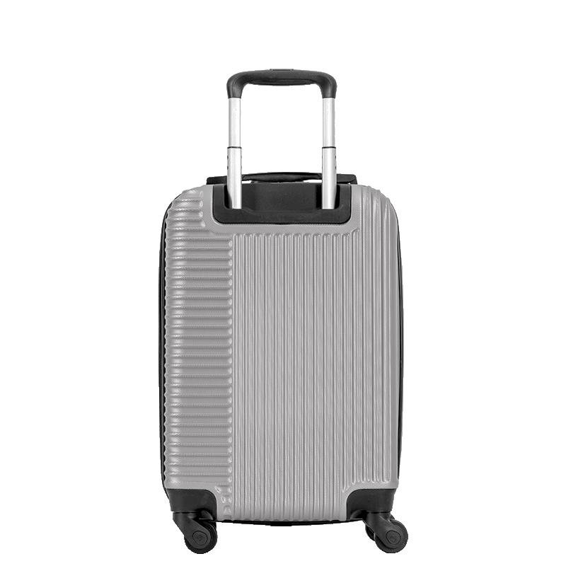 Mala de Viagem Bordo com Rodas 360° Classy  20 - Prata Prata 4