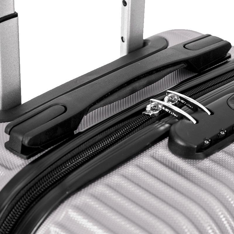 Mala de Viagem Bordo com Rodas 360° Classy  20 - Prata Prata 8