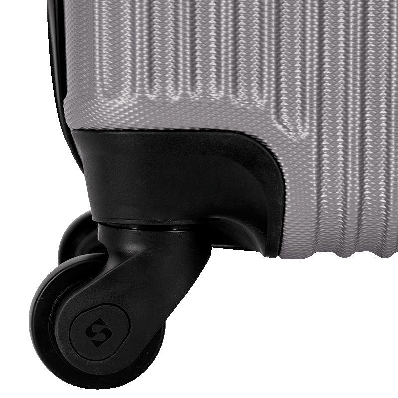 Mala de Viagem Bordo com Rodas 360° Classy  20 - Prata Prata 9