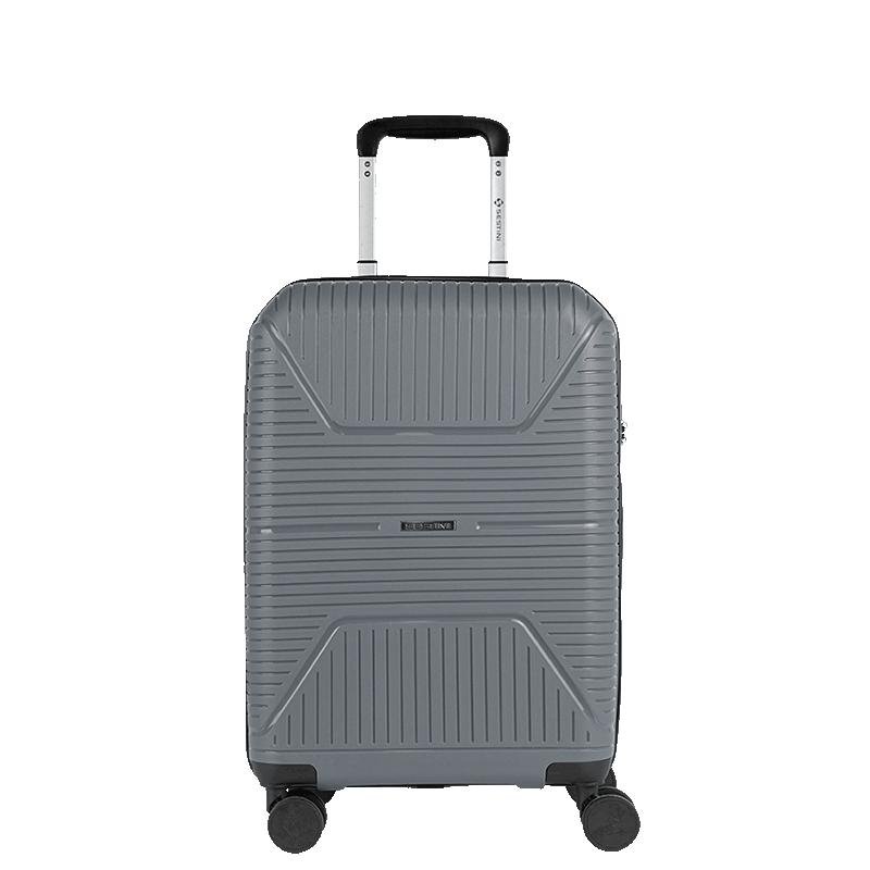 Mala de Viagem Bordo com Rodas 360° PP Prime - Cinza Oceânico