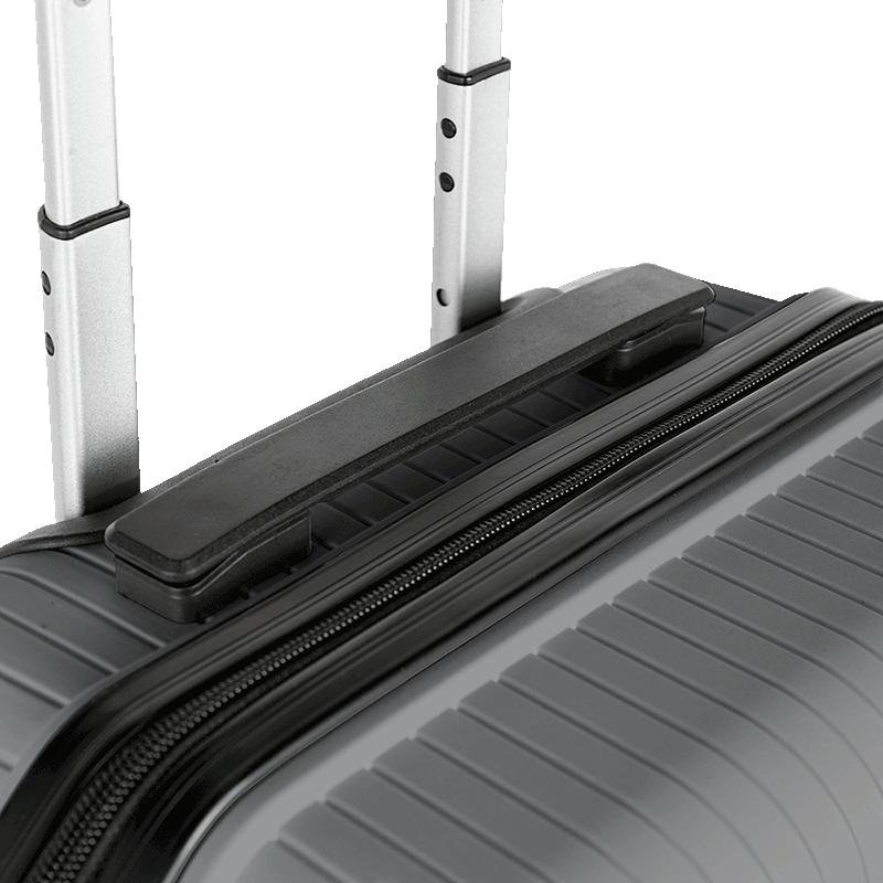 Mala de Viagem Bordo com Rodas 360° PP Prime - Cinza Oceânico Cinza 8