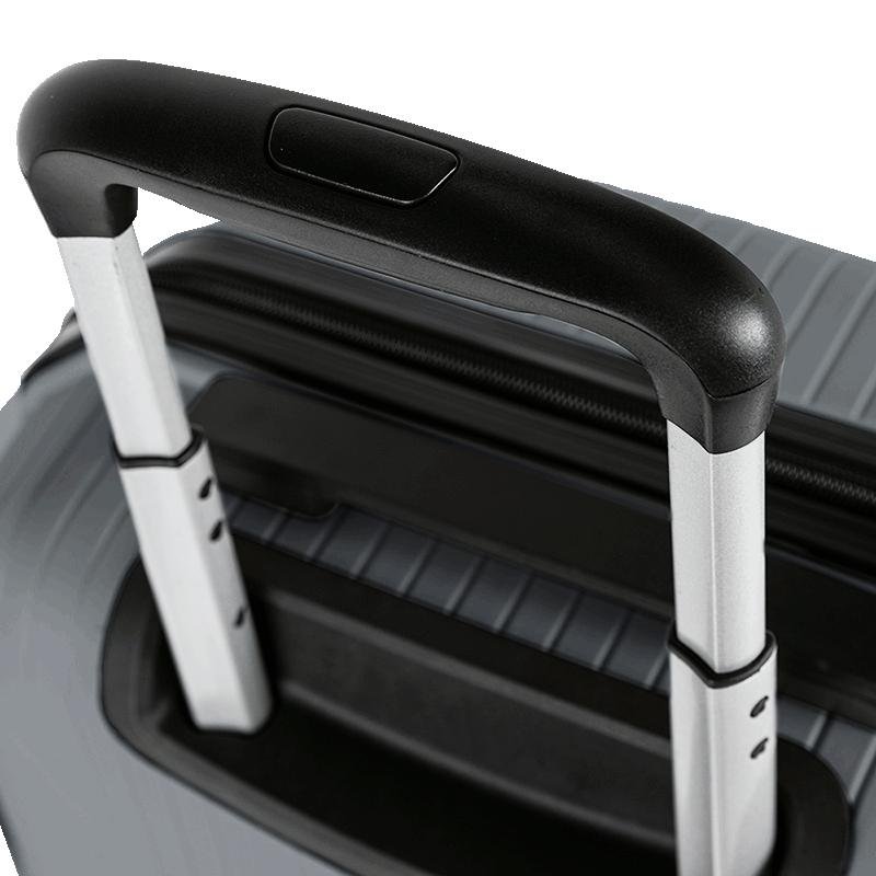 Mala de Viagem Bordo com Rodas 360° PP Prime - Cinza Oceânico Cinza 9