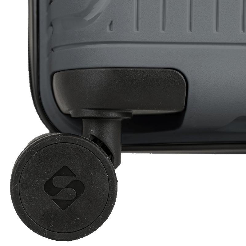 Mala de Viagem Bordo com Rodas 360° PP Prime - Cinza Oceânico Cinza 10