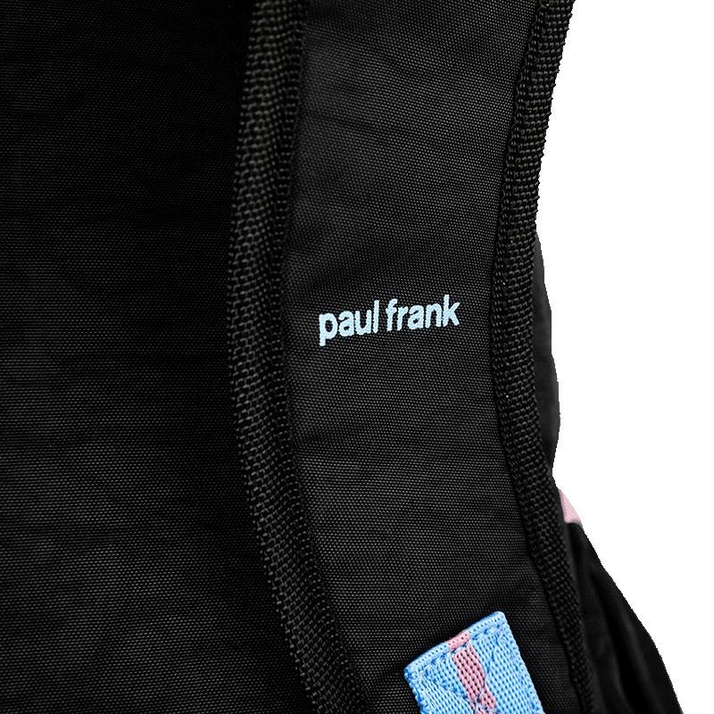 Mochila 2 Compartimentos Paul Frank Fun - Preto e Rosa Preto 11
