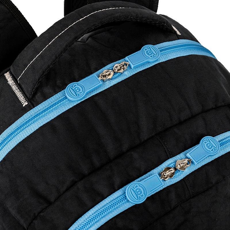 Mochila 2 Compartimentos Paul Frank Fun - Preto e Rosa Preto 9