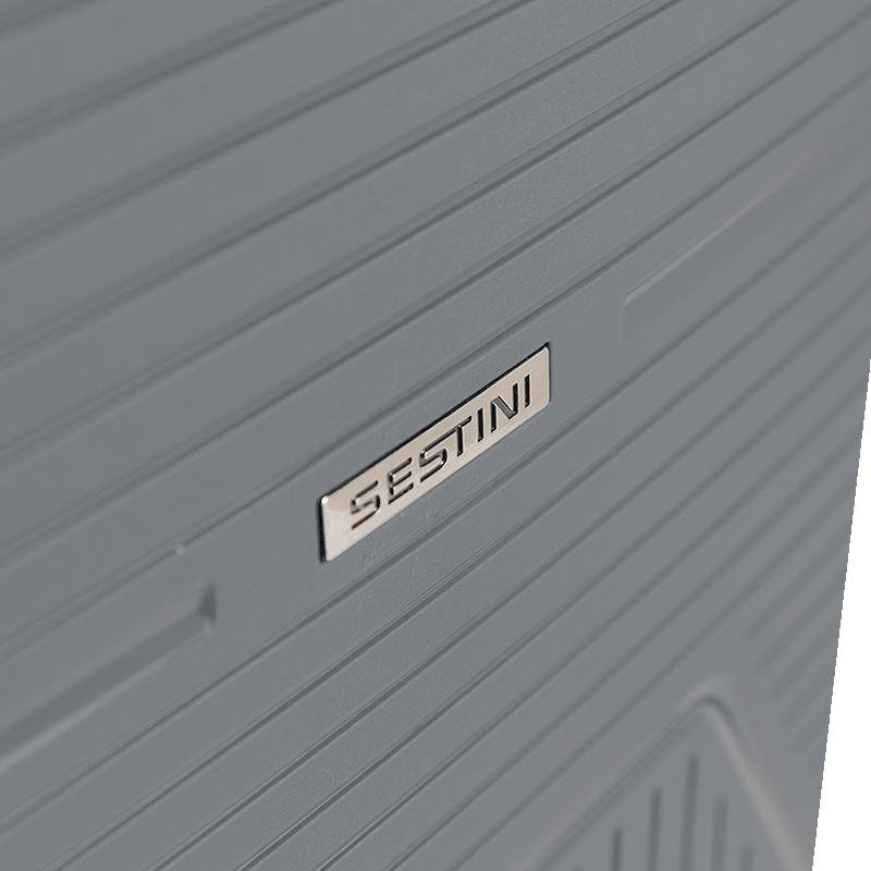 Mala de Viagem Média com Rodas 360° PP Prime - Cinza Oceânico Cinza 7