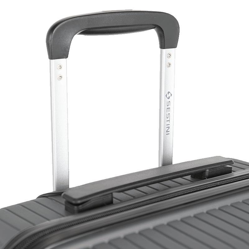 Mala de Viagem Média com Rodas 360° PP Prime - Cinza Oceânico Cinza 8