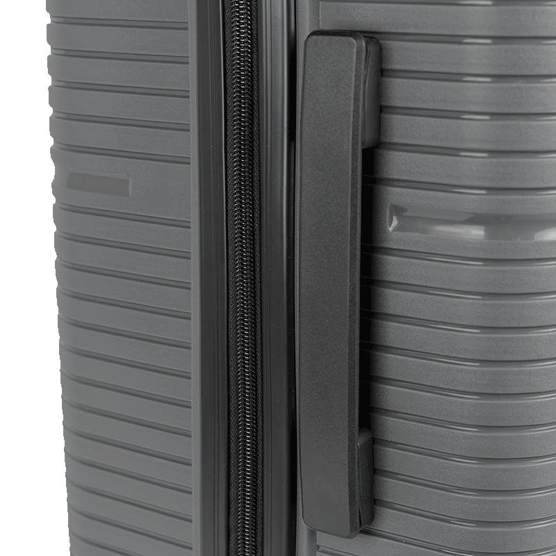 Mala de Viagem Média com Rodas 360° PP Prime - Cinza Oceânico Cinza 9