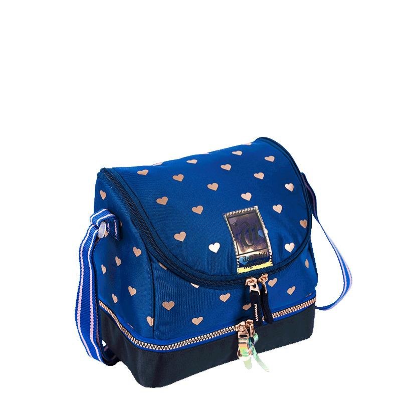 Lancheira 2 Compartimentos Capricho Wishes - Azul Azul 2