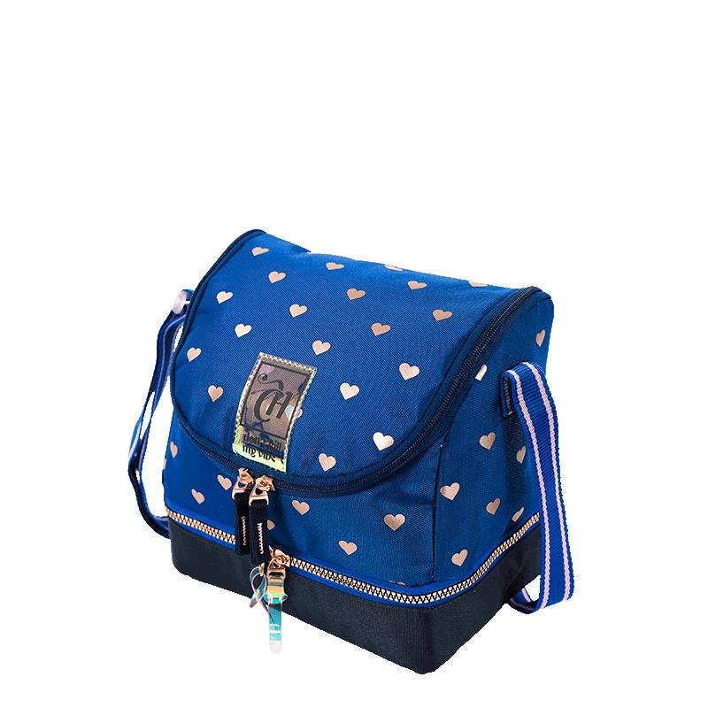 Lancheira 2 Compartimentos Capricho Wishes - Azul Azul 3