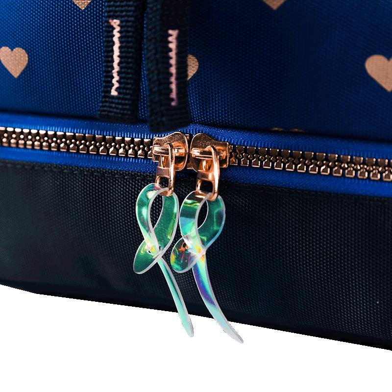 Lancheira 2 Compartimentos Capricho Wishes - Azul Azul 5