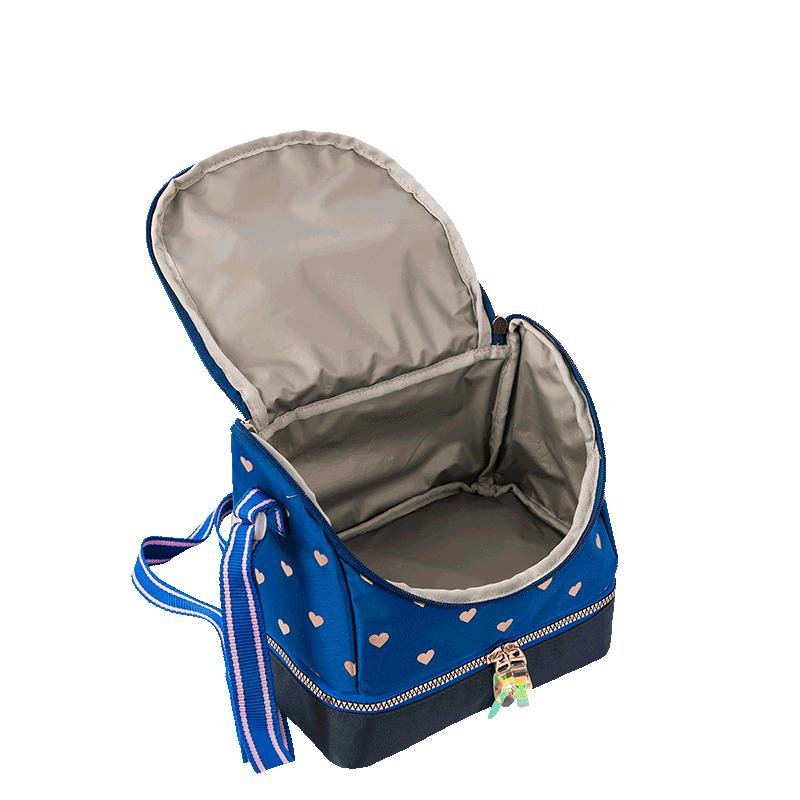 Lancheira 2 Compartimentos Capricho Wishes - Azul Azul 6