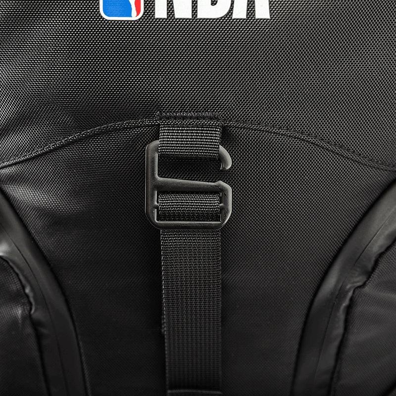 Mochila Grande 2 Compartimentos Notebook NBA Max - Preto Preto 11