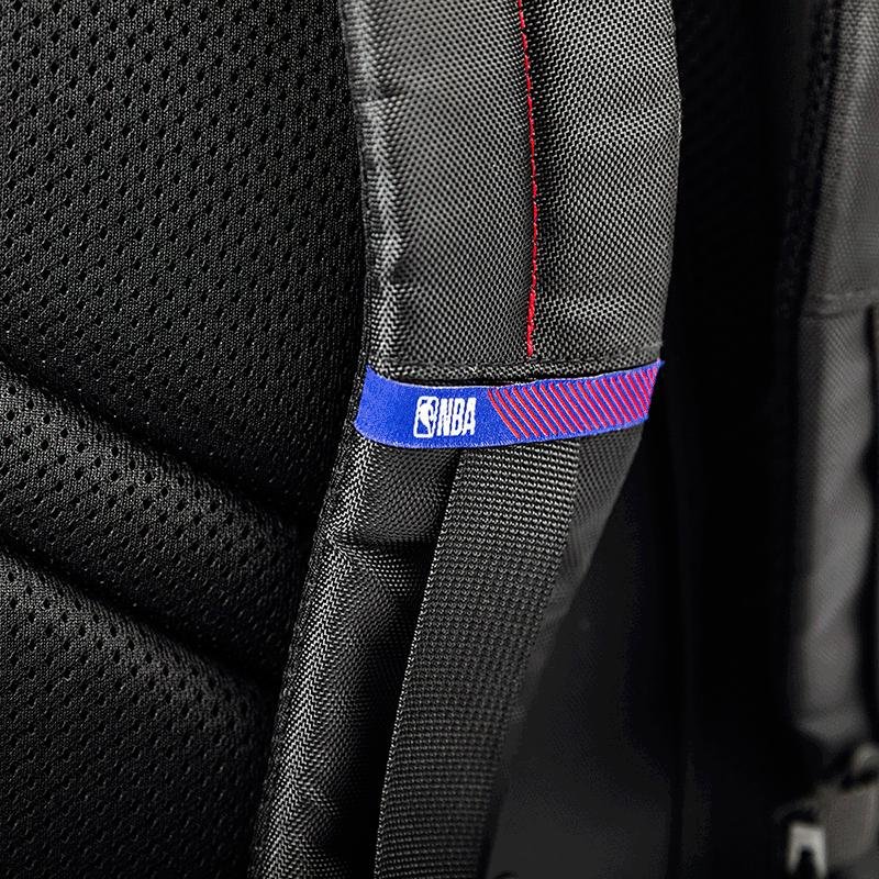 Mochila Grande 2 Compartimentos Notebook NBA Max - Preto Preto 12