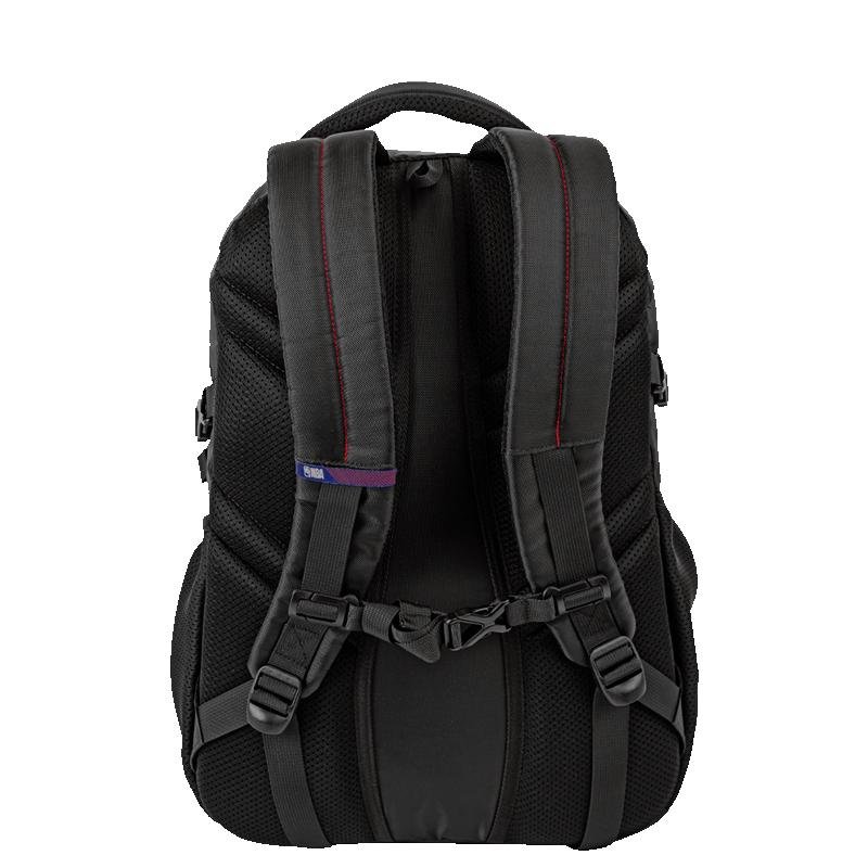 Mochila Grande 2 Compartimentos Notebook NBA Max - Preto Preto 4