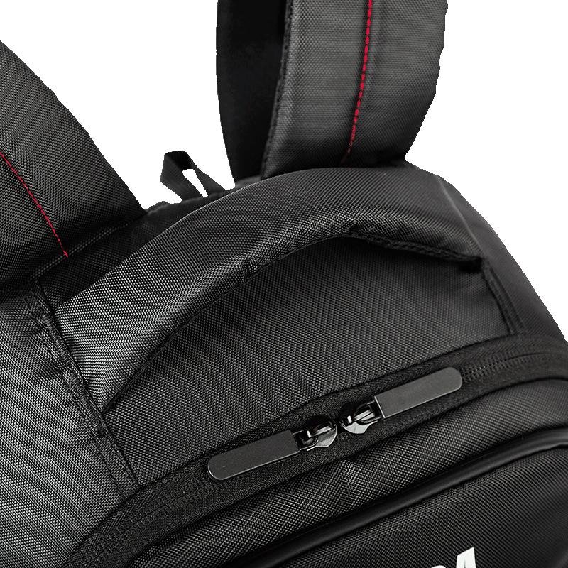 Mochila Grande 2 Compartimentos Notebook NBA Max - Preto Preto 8