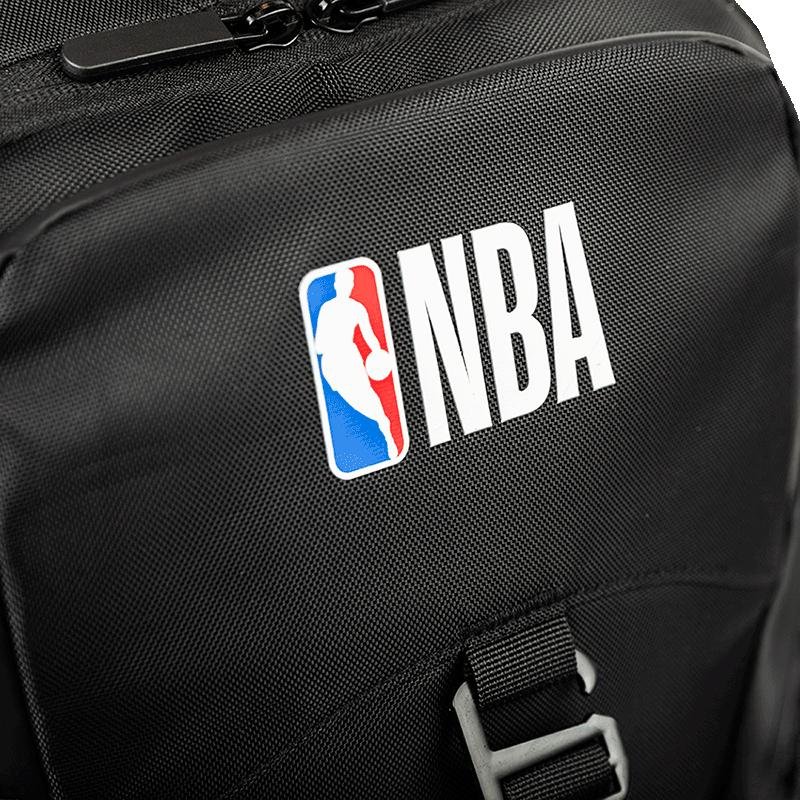 Mochila Grande 2 Compartimentos Notebook NBA Max - Preto Preto 10