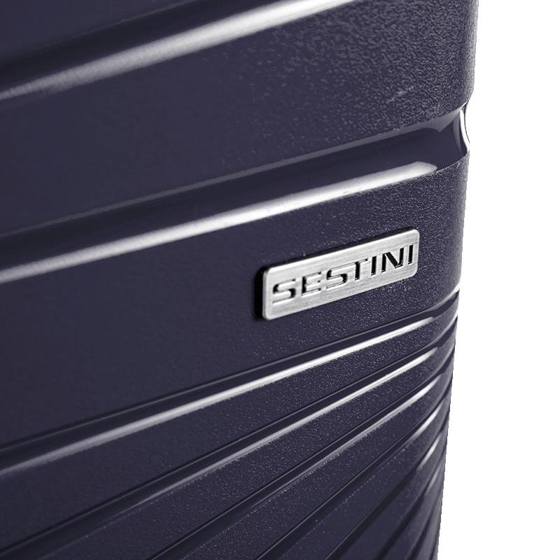 Mala de Viagem Bordo com Rodas 360° PP Supreme - Azul Marinho Azul 6