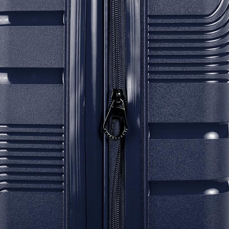 Mala de Viagem Bordo com Rodas 360° PP Supreme - Azul Marinho Azul 7