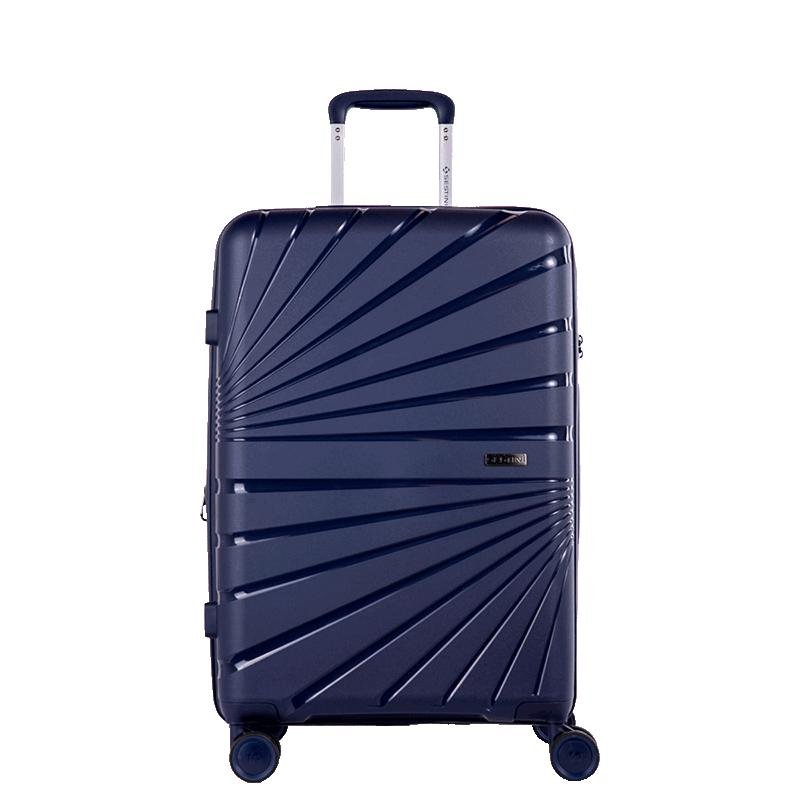 Mala de Viagem Média com Rodas 360° PP Supreme - Azul Marinho
