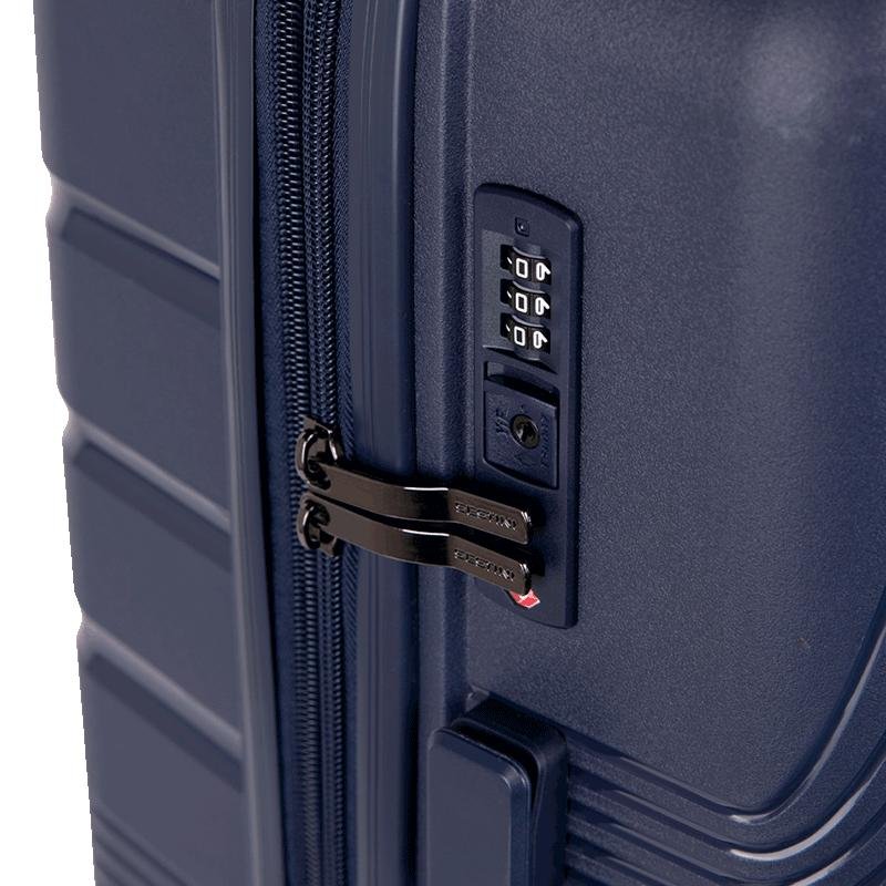 Mala de Viagem Média com Rodas 360° PP Supreme - Azul Marinho Azul 6