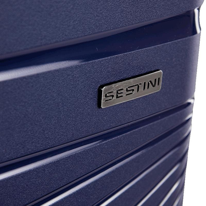 Mala de Viagem Média com Rodas 360° PP Supreme - Azul Marinho Azul 7