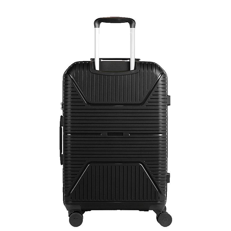 Mala de Viagem Média com Rodas 360° PP Prime - Preto Preto 4