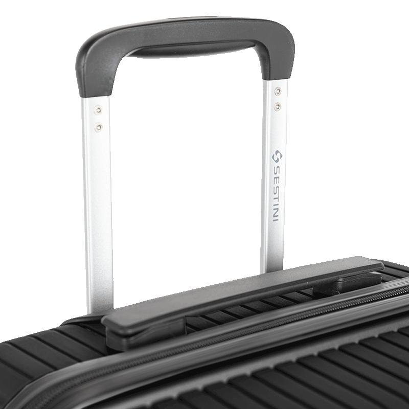 Mala de Viagem Média com Rodas 360° PP Prime - Preto Preto 8