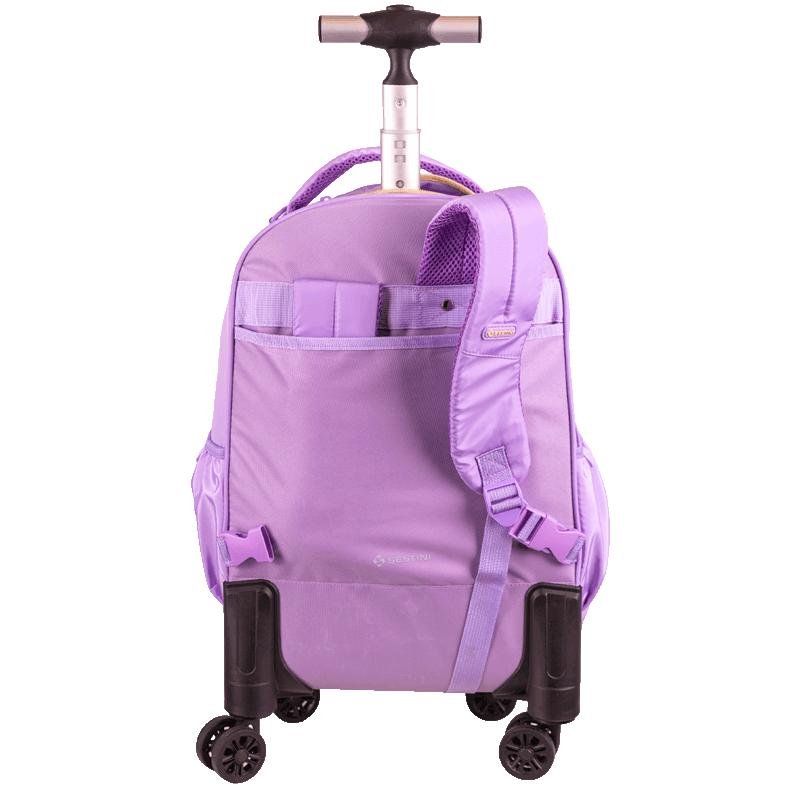 Mochila Carrinho 4 Rodas Duplas Sestini Studio - Lilás Roxo 4