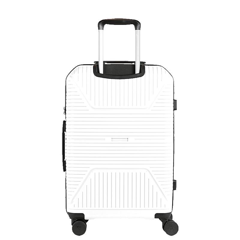 Mala de Viagem Média com Rodas 360° PP Prime - Branco Branco 4